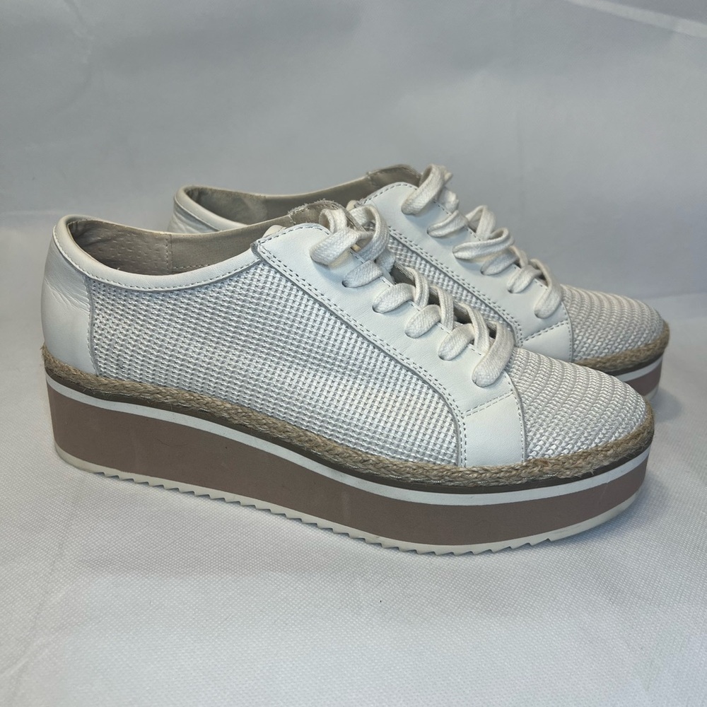 Dolce Vita White Platform Sneakers